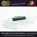 AMG Front Grille Emblem Panamericana BLACK Badge Mercedes G Wagen G63 2019-2023