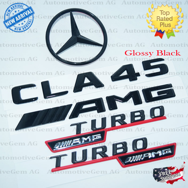 CLA W117 180 200 250 45 AMG Emblem Rear Mercedes Logo Badge