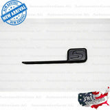AMG S Letter Trunk Emblem Matte Black Badge Sticker Decoration Mod C63S E63S