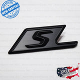 S AMG Trunk Emblem Matte Black Badge Sticker Decoration Mod C63S E63S G63S