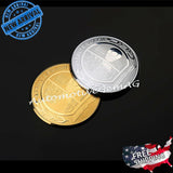 3D Mercedes AMG Tree Logo Emblem Sticker Metal Gold Multimedia Control Decal Big