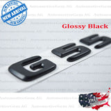 G55 AMG Emblem GLOSSY Black Rear Trunk Letter Logo Badge Sticker OEM Mercedes