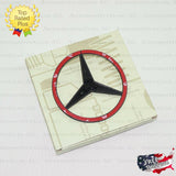 W212 SEDAN AMG E63 Mercedes BLACK Star Emblem Rear Trunk Lid Logo Badge E350 E400 E550