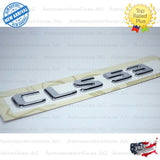 CLS53 AMG Emblem Chrome Rear Trunk Letter Logo Badge Sticker OEM Mercedes