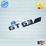 2019 OEM GT63S AMG Letter Emblem Black Rear Trunk Lid Nameplate Badge Logo