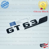 2019 OEM GT63S AMG Letter Emblem Glossy Black Rear Trunk Lid Nameplate Badge