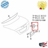 R172 SLC43 AMG Mercedes BLACK Star Emblem Rear Trunk Lid Logo Badge SLC300 SLK350