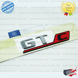 2019 OEM GTC AMG Emblem Red Black Chrome Rear Trunk Lid Nameplate Badge Mercedes