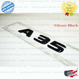 OEM Mercedes A35 Emblem Matte Glossy Black Rear Trunk Logo Badge Nameplate