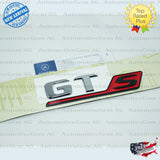 2019 OEM GTS AMG Emblem Red Black Chrome Rear Trunk Lid Nameplate Badge Mercedes