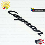 Cayman Emblem BLACK Inscription Logo Script Badge Trunk Lid Nameplate for Porsche OEM