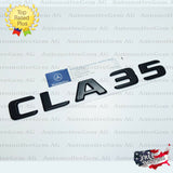 CLA35 AMG Emblem MATTE Black Rear Trunk Letter Logo Badge Sticker OEM Mercedes