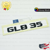 GLB35 AMG Emblem GLOSSY Black Rear Trunk Letter Logo Badge Sticker OEM Mercedes