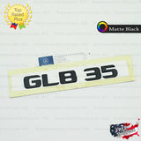 GLB35 AMG Emblem MATTE Black Rear Trunk Letter Logo Badge Sticker OEM Mercedes