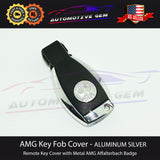 AMG Emblem Key Fob Cover Remote Affalterbach Apple Tree Aluminum Silver Mercedes