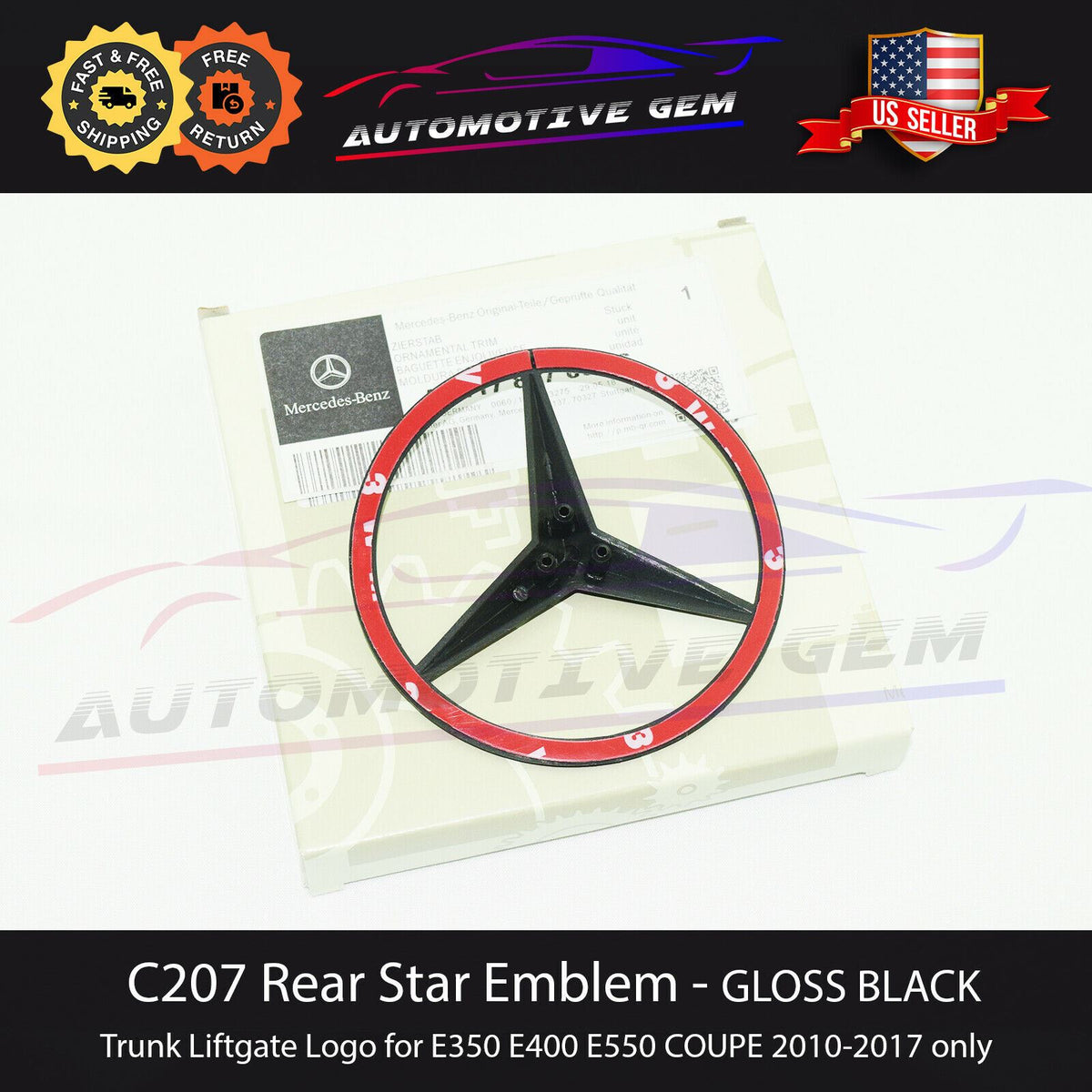 E53 AMG Emblem Matte Black Rear Trunk Letter Logo Badge Sticker OEM Me