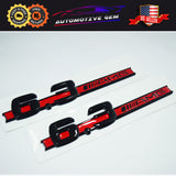 OEM 6.3 AMG Emblem RED & BLACK Fender Logo Badge Nameplate for Mercedes C63 E63 S63
