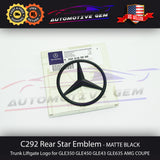 C292 COUPE GLE63S AMG Mercedes BLACK Star Emblem Rear Trunk Lid Logo Badge GLE43 GLE450