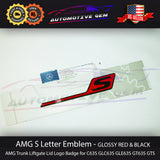 E63S SEDAN AMG V8 BITURBO 4MATIC+ PLUS Rear Star Emblem Black Badge Combo Set for Mercedes W213 E63 2017-2023