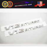 OEM V12 BITURBO Emblem AMG Fender CHROME Badge Logo for Mercedes CL63 CL65 S65 G65