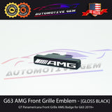 AMG Front Grille Emblem Panamericana CHROME Badge Mercedes G Wagen G63 2019-2023