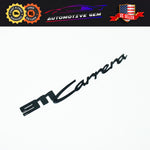 911 Carrera Emblem Inscription Gloss Black Logo Letter Badge Trunk Lid Nameplate for Porsche OEM 2020+