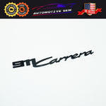911 Carrera Emblem Inscription Gloss Black Logo Letter Badge Trunk Lid Nameplate for Porsche OEM 2020+ G A 992 853 675 K 041 / 992 853 675 J / 992 853 675 K OK1