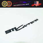 911 Carrera Emblem Inscription Gloss Black Logo Letter Badge Trunk Lid Nameplate for Porsche OEM 2020+