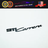 911 Carrera Emblem Inscription Gloss Black Logo Letter Badge Trunk Lid Nameplate for Porsche OEM 2020+