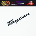 Taycan Emblem Inscription Gloss Black Logo Letter Badge Trunk Lid Nameplate for Porsche OEM