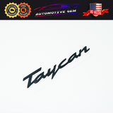 Taycan Emblem Inscription Gloss Black Logo Letter Badge Trunk Lid Nameplate for Porsche OEM