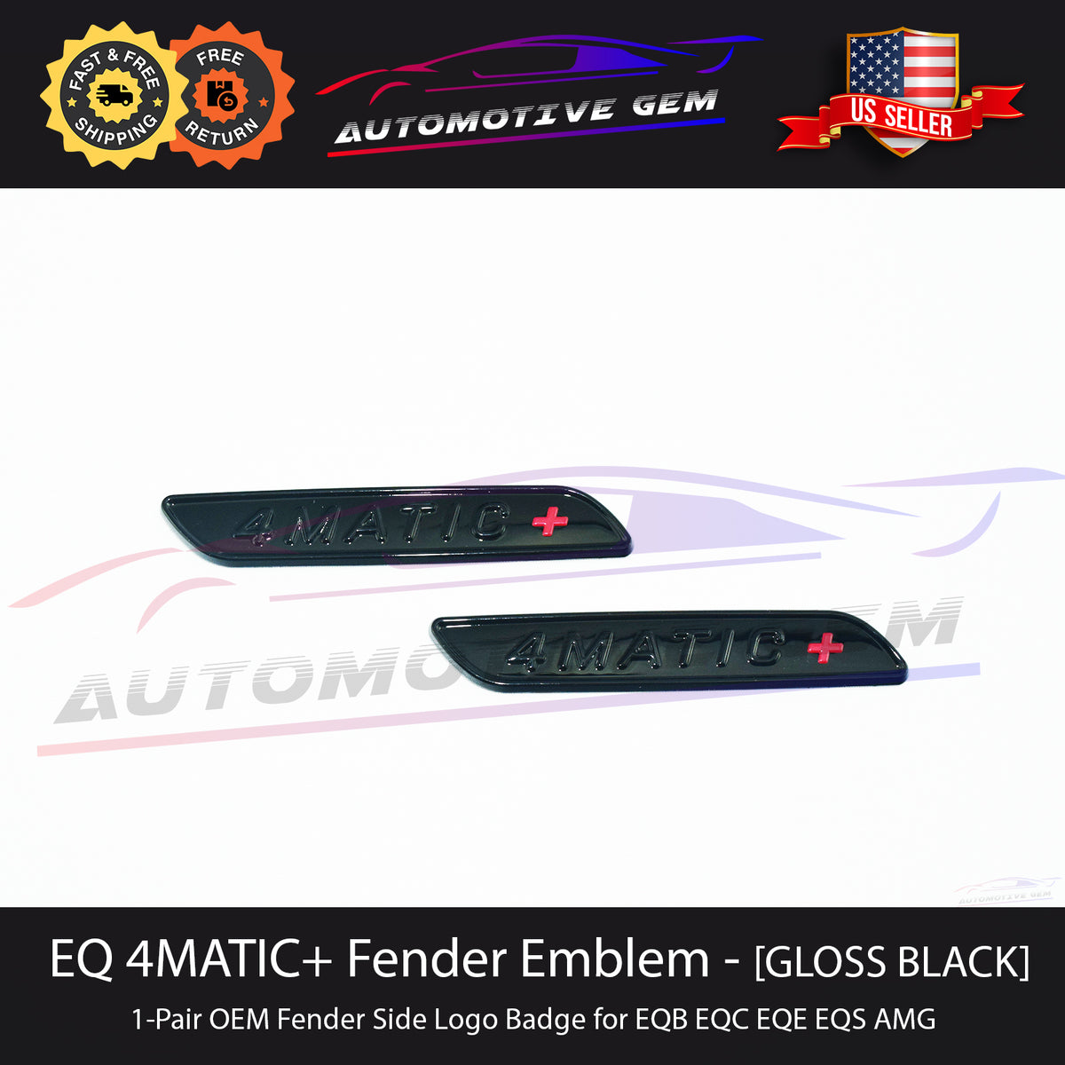 OEM BTURBO 4MATC Fender AMG Emblem Black Mercedes for C43 E43 GLC43 OEM BTURBO 4MATC Fender AMG Emblem Black Mercedes for C43 E43 GLC43