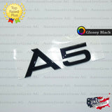 Audi A5 Emblem GLOSS BLACK Rear Trunk Lid Letter Badge S Line Logo Nameplate