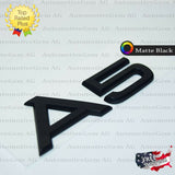 Audi A5 Emblem MATTE BLACK Rear Trunk Lid Letter Badge S Line Logo OEM Nameplate