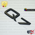 Audi Q7 Emblem MATTE BLACK Rear Trunk Lid Letter Badge S Line Logo OEM Nameplate