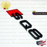 Audi SQ8 Emblem GLOSS BLACK Rear Trunk Lid Letter Badge S Line Logo Nameplate