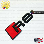 Audi R8 Emblem MATTE BLACK Rear Trunk Lid Letter Badge S Line Logo Nameplate