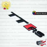 Audi TTRS Emblem MATTE BLACK Rear Trunk Lid Letter Badge S Line Logo Nameplate