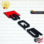 Audi SQ5 Emblem MATTE BLACK Rear Trunk Lid Letter Badge S Line Logo Nameplate