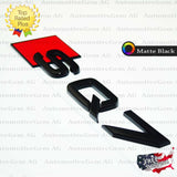 Audi SQ7 Emblem MATTE BLACK Rear Trunk Lid Letter Badge S Line Logo Nameplate