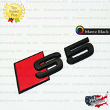 Audi S5 Emblem MATTE BLACK Rear Trunk Lid Letter Badge S Line Logo Nameplate