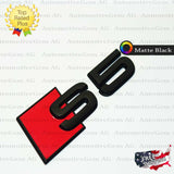 Audi S5 Emblem MATTE BLACK Rear Trunk Lid Letter Badge S Line Logo Nameplate