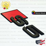 Audi S5 Emblem MATTE BLACK Rear Trunk Lid Letter Badge S Line Logo Nameplate