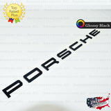 Porsche Emblem Glossy Black Letter Trunk Lid Liftgate Logo Badge Nameplate OEM