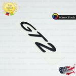 GT2 Inscription Emblem Matte Black Logo Letter Badge Trunk Lid Nameplate for Porsche OEM