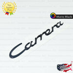 Carrera Emblem Matte Black Logo Script Badge Trunk Lid Nameplate for Porsche OEM