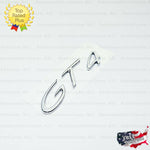 GT4 Emblem Silver Chrome Logo Letter Badge Trunk Lid Nameplate for Porsche OEM