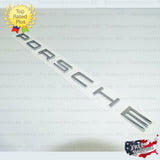 Porsche Emblem Chrome Silver Letter Trunk Lid Liftgate Logo Badge Nameplate OEM
