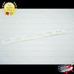 Porsche Emblem Chrome Silver Letter Trunk Lid Liftgate Logo Badge Nameplate OEM