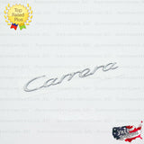 Carrera Emblem Silver Chrome Logo Script Badge Trunk Lid Nameplate Porsche OEM